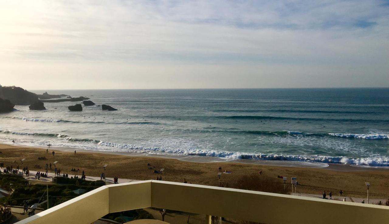 L'Ocean A Perte De Vue, La Grande Plage A Vos Pieds Biarritz Eksteriør billede